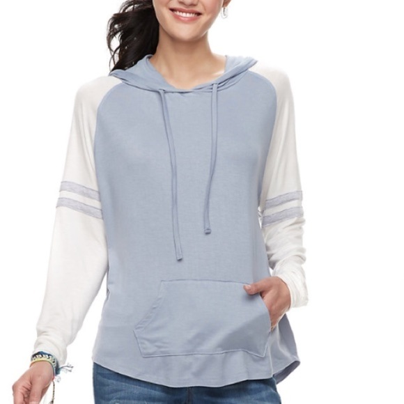 Pink Republic L lightweight varsity hooded tee - Picture 11 of 11